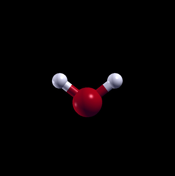 Fig. 2. Born-Oppenheimer molecular dynamics of H2O from this tutorial.
